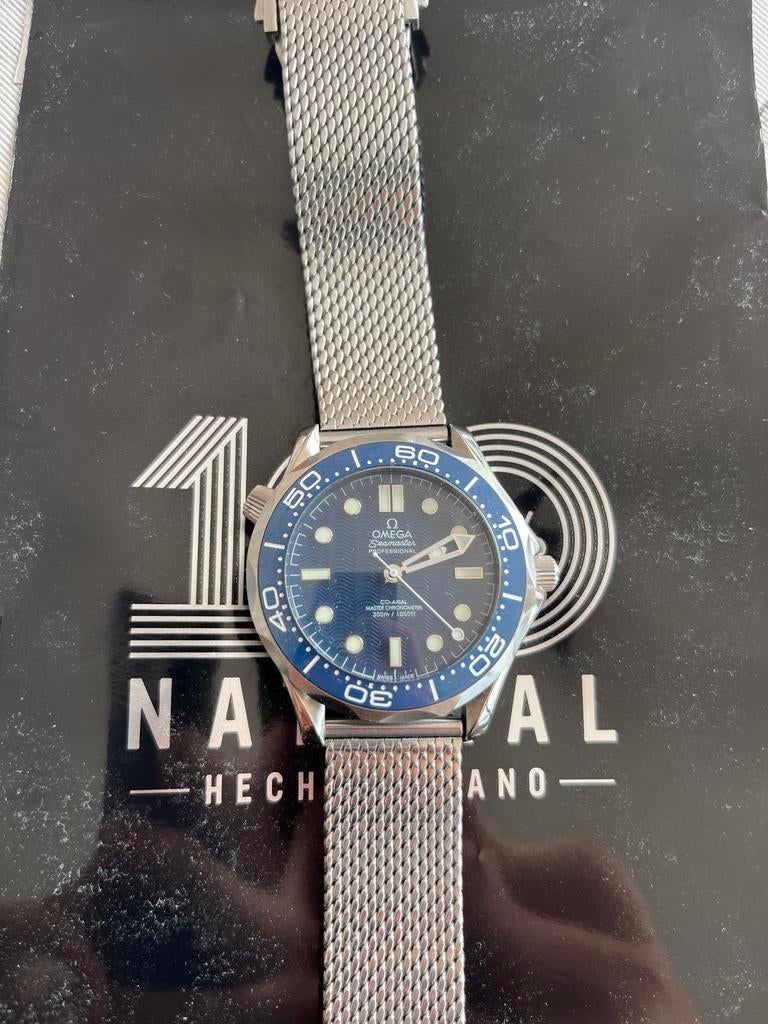 Seamaster Diver 300M James Bond 007 Edition Horloge, Staal, Polshorloge, Ophalen of Verzenden, Zo goed als nieuw