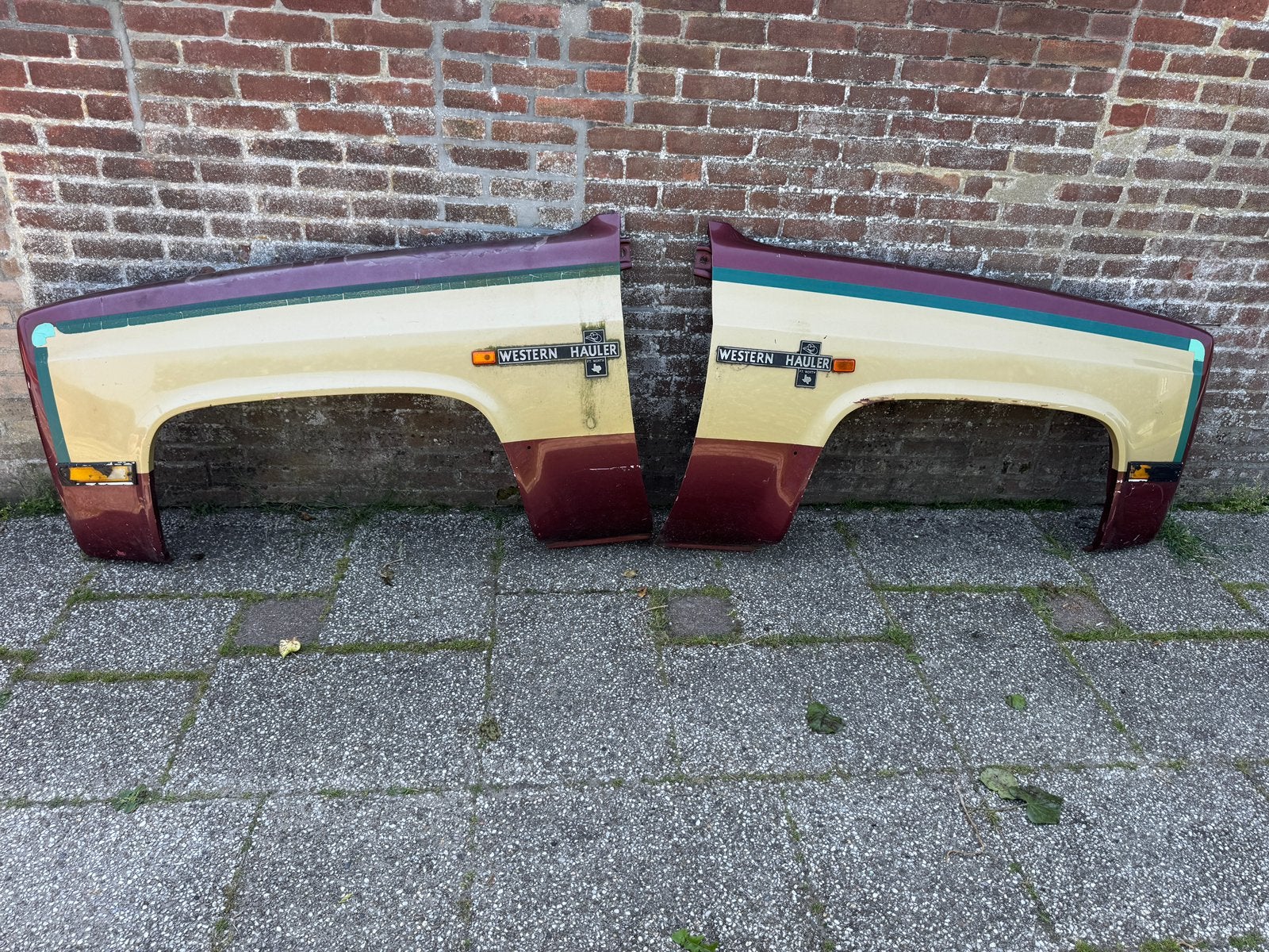 Orgineel Linker en rechter voorscherm 81-87 chevrolet, Ophalen, Voor, Chevrolet, Spatbord