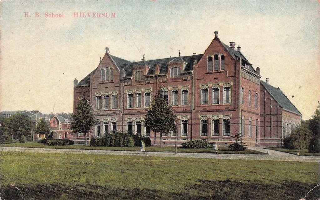 703-377-051 H B School Hilversum, Verzenden, Voor 1920, Noord-Holland