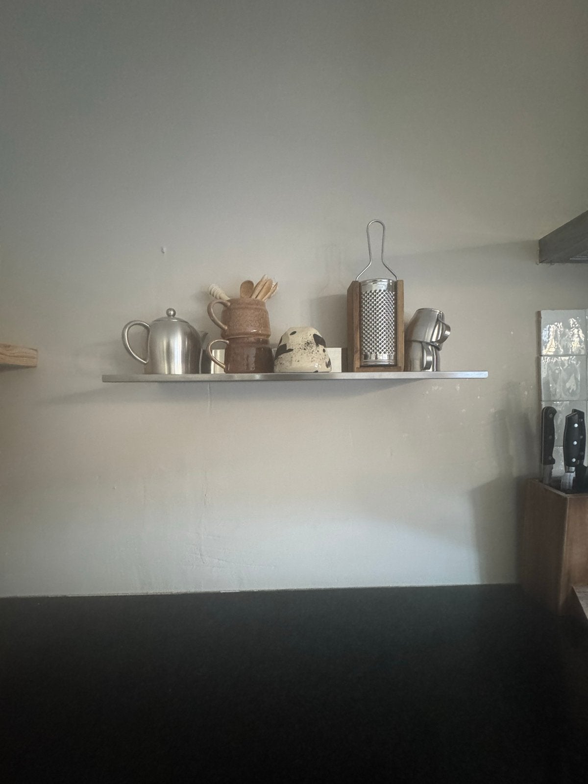 RVS Keukenplank / Ikea/ Limhamn wandplank, Ophalen, Zilver, Metaal, Overige merken