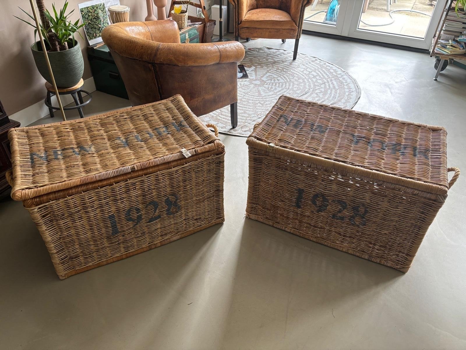 Rivièra Maison rotan opbergkist 80x50x50cm, Huis en Inrichting, Woonaccessoires | Kisten, Ophalen, Overige materialen, Minder dan 50 cm