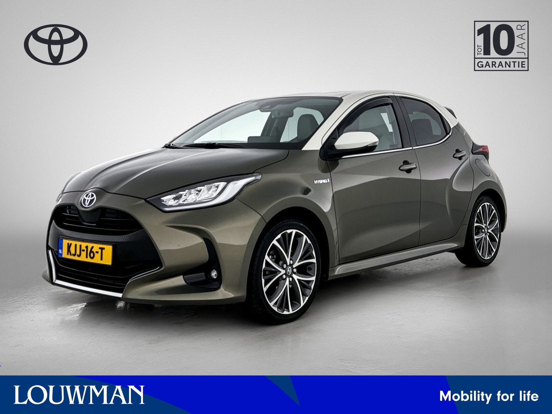 Toyota Yaris 1.5 Hybrid Style + | Lichte half lederen bekled, 12 maanden, Gebruikt, 1490 cc, Bedrijf
