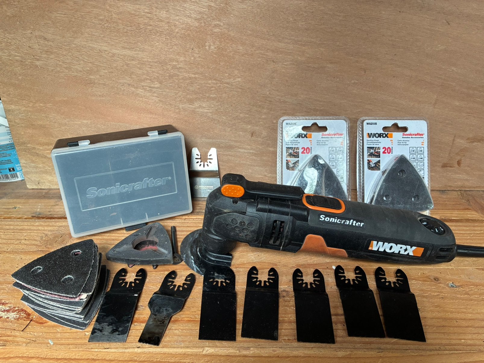 Worx multitool wx 679, Overige typen, Ophalen of Verzenden, Zo goed als nieuw, 30 tot 70 mm