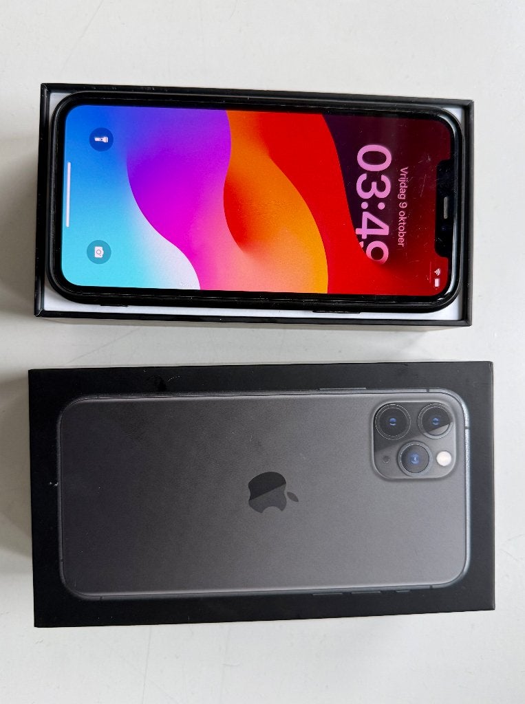 Iphone 11 pro space grey, Telecommunicatie, Ophalen, 71 %, Zo goed als nieuw, Zonder simlock