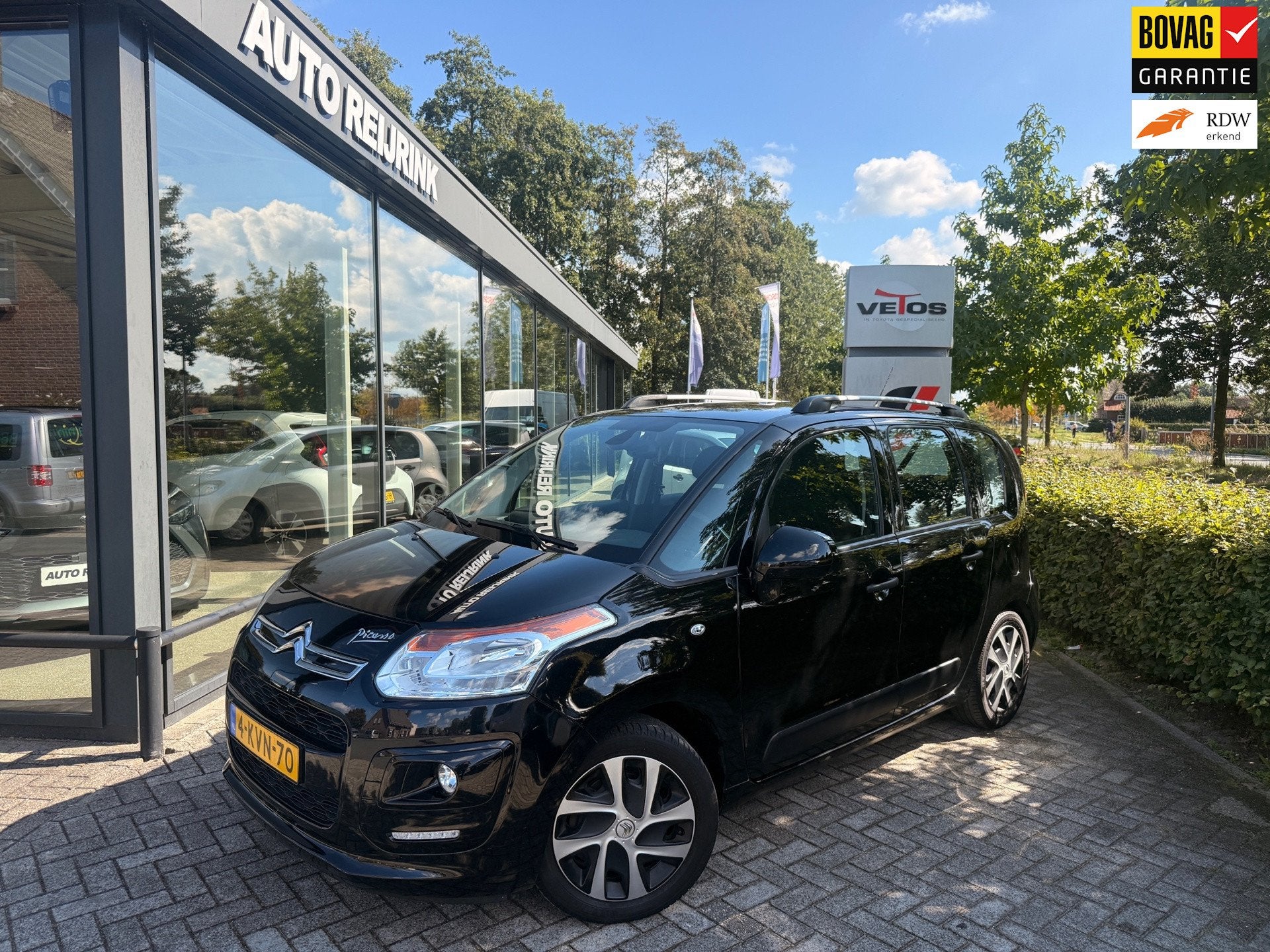 Citroen C3 Picasso 1.6 VTi Tendance, trekhaak, Cruise contro, Auto's, Gebruikt, 4 cilinders, Zwart, Origineel Nederlands