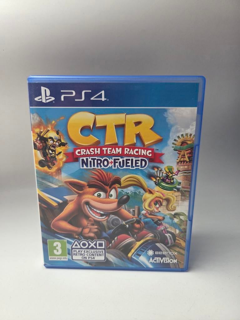 Crash Team Racing Nitro-Fueled PS4, Support@activision.com, Racen en Vliegen, Ophalen of Verzenden, Zo goed als nieuw