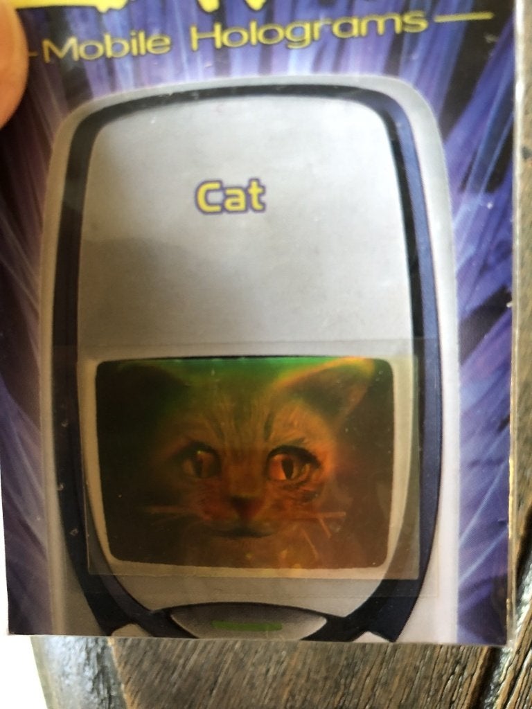 Zarq mobile holograms cat 3d nieuw in de verpakking, Zwart, Overige systemen, Nieuw, Ophalen of Verzenden