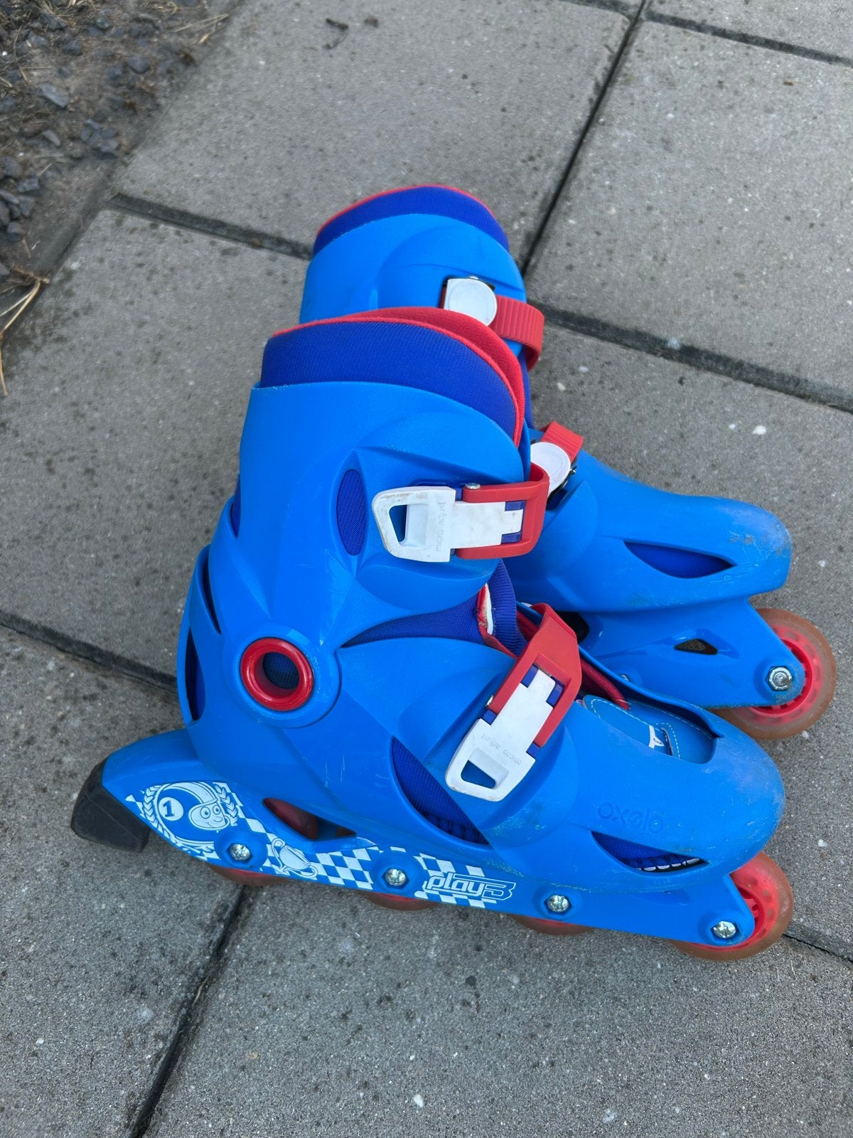 Decathlon 3 Maten Skeelers - 34 t/m36, Kinderen en Baby's, Ophalen of Verzenden, Verstelbaar, Gebruikt, Kinderen