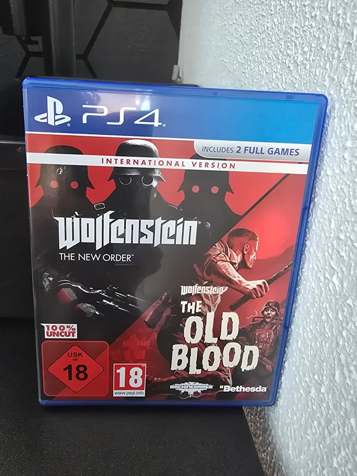 Wolfenstein: The New Order&The Old Blood PS4 (International), Spelcomputers en Games, Ophalen of Verzenden