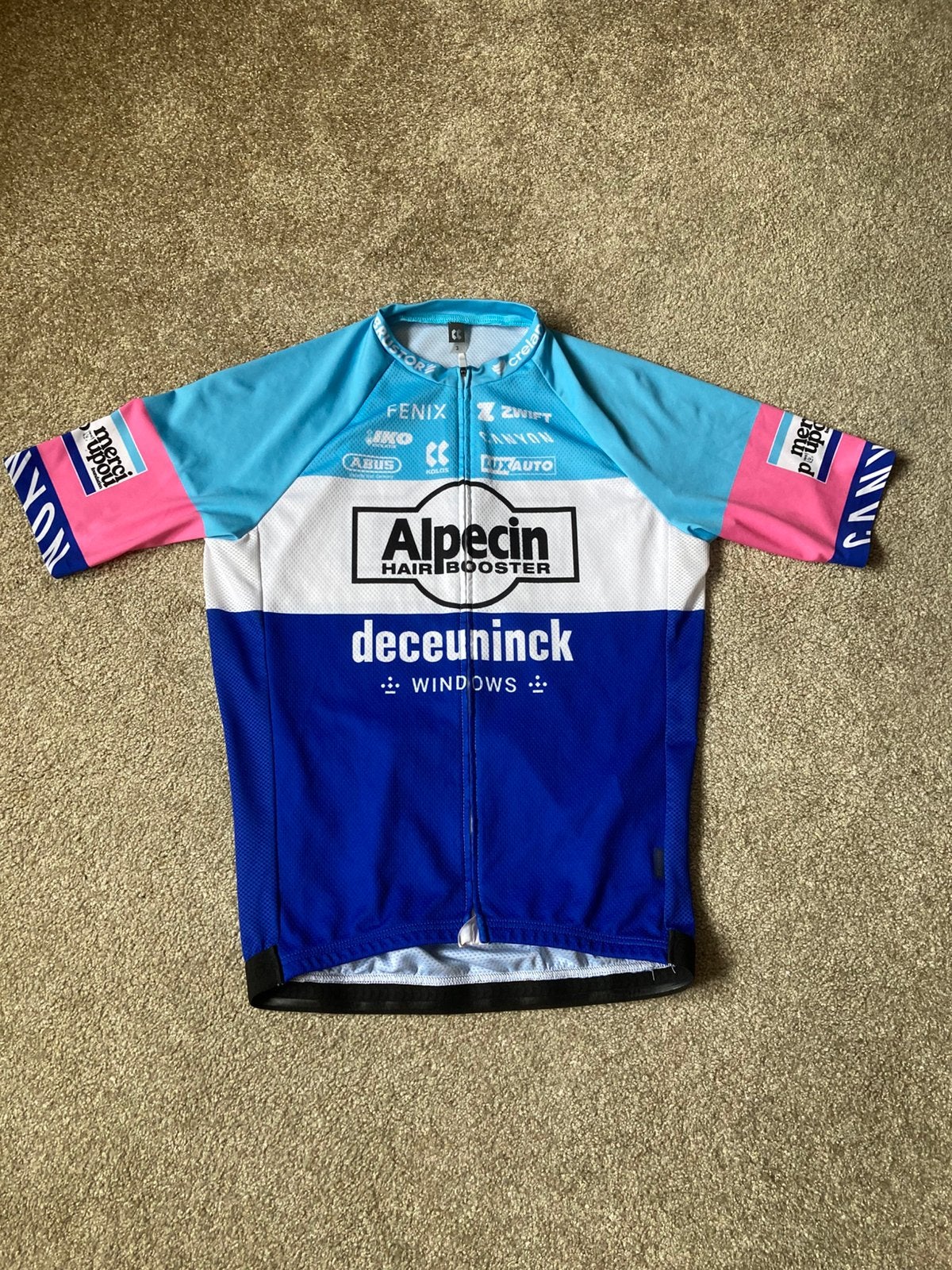 Mathieu vd Poel merci poupou wielershirt, Fietsen en Brommers, Fietsaccessoires | Fietskleding, Ophalen of Verzenden, Zo goed als nieuw