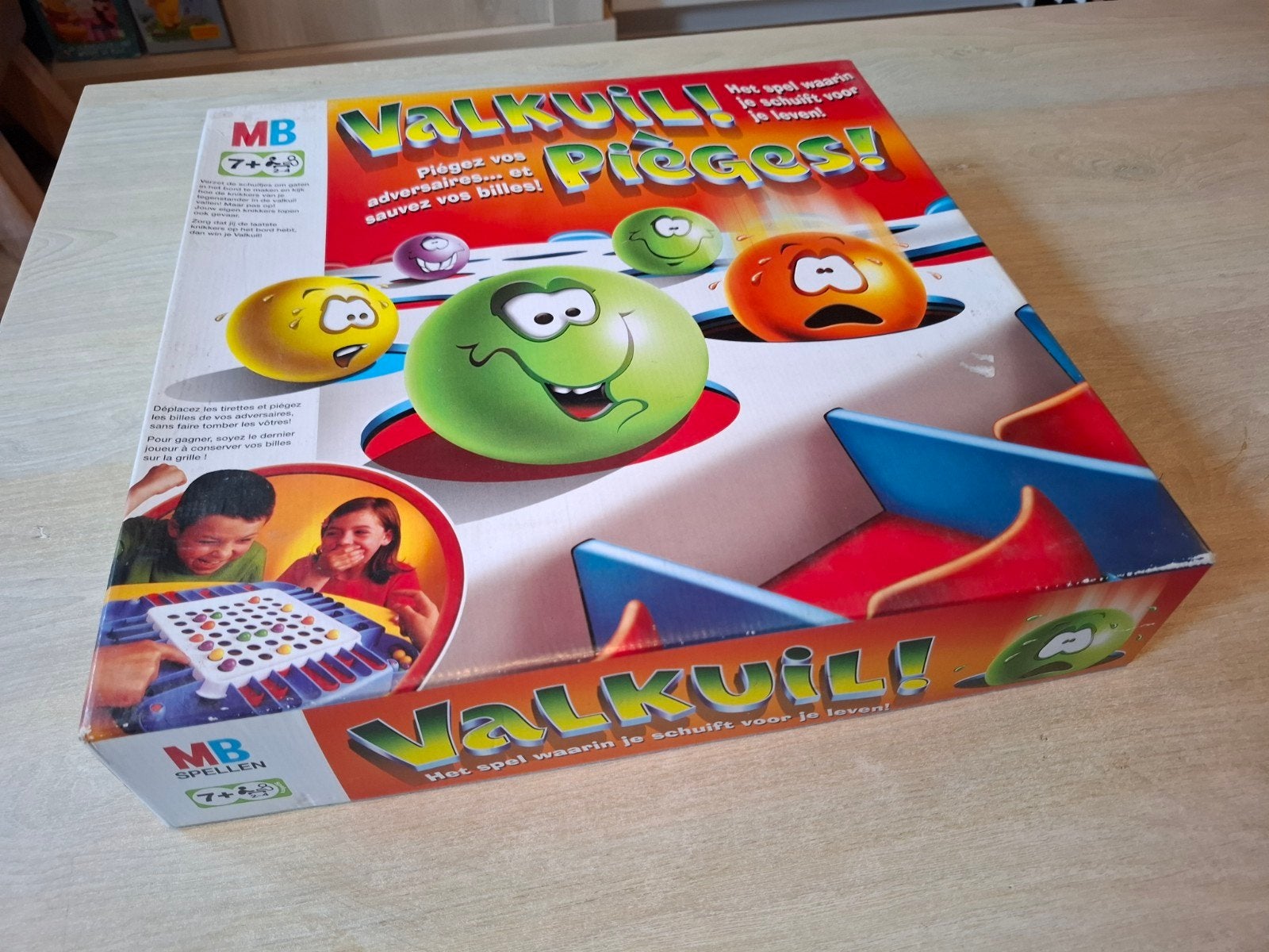 Valkuil! Bordspel MB Spellen - Het spel waarin je schuift, Hobby en Vrije tijd, Gezelschapsspellen | Bordspellen, Ophalen of Verzenden