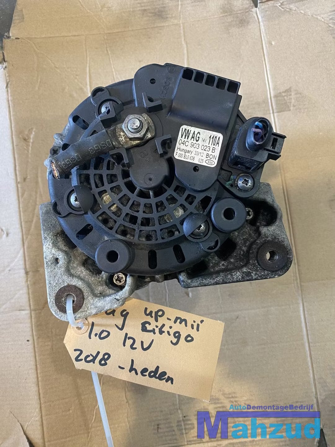 VW VAG 1.0 12V CHY 110A Dynamo ALTERNATOR 04C903023B, Gebruikt, Volkswagen, Volkswagen AG, Berliner Ring 2
38440  Wolfsburg, DE