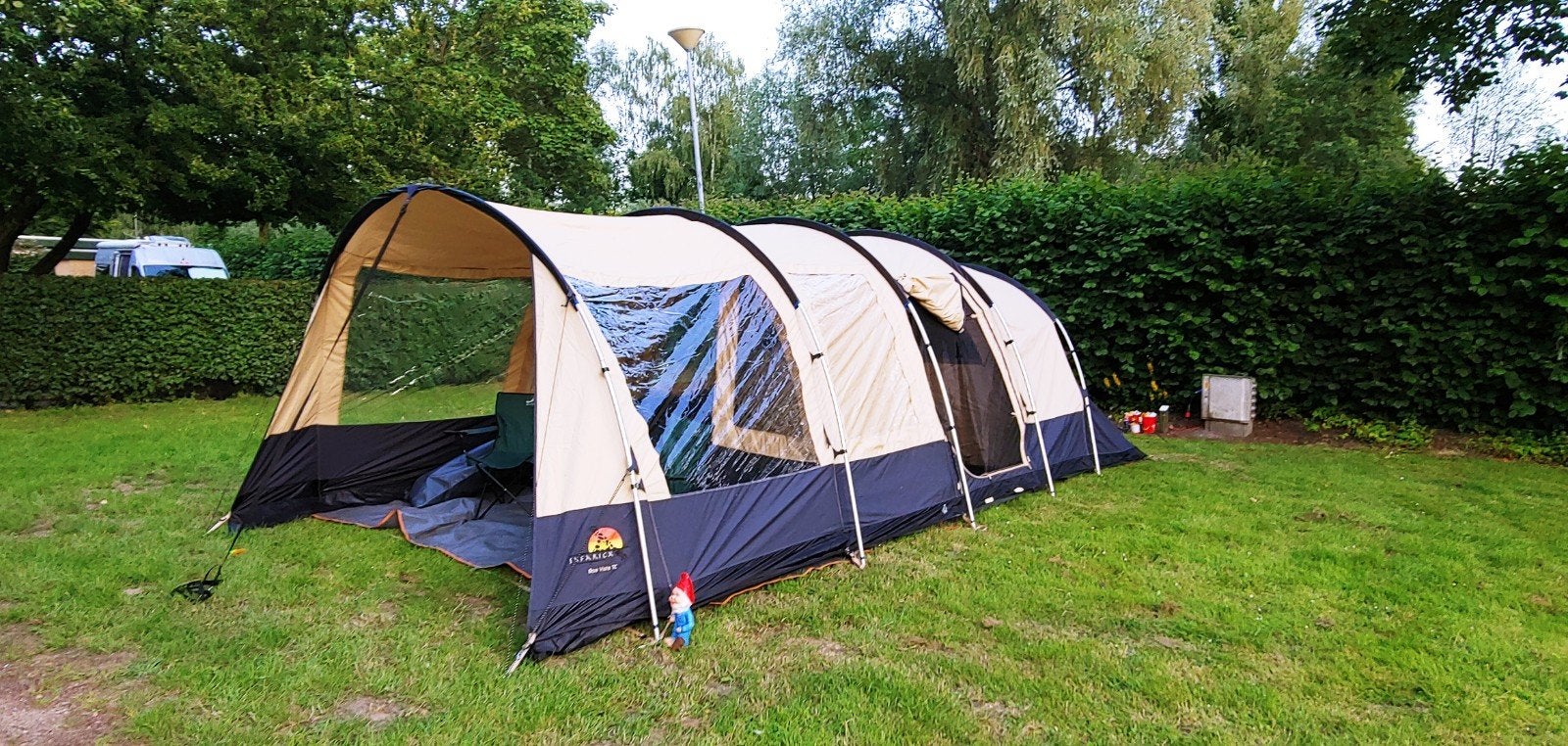 Safarica Ruime tunneltent voor 4-5 personen, Ophalen of Verzenden, Gebruikt, Tot en met 5