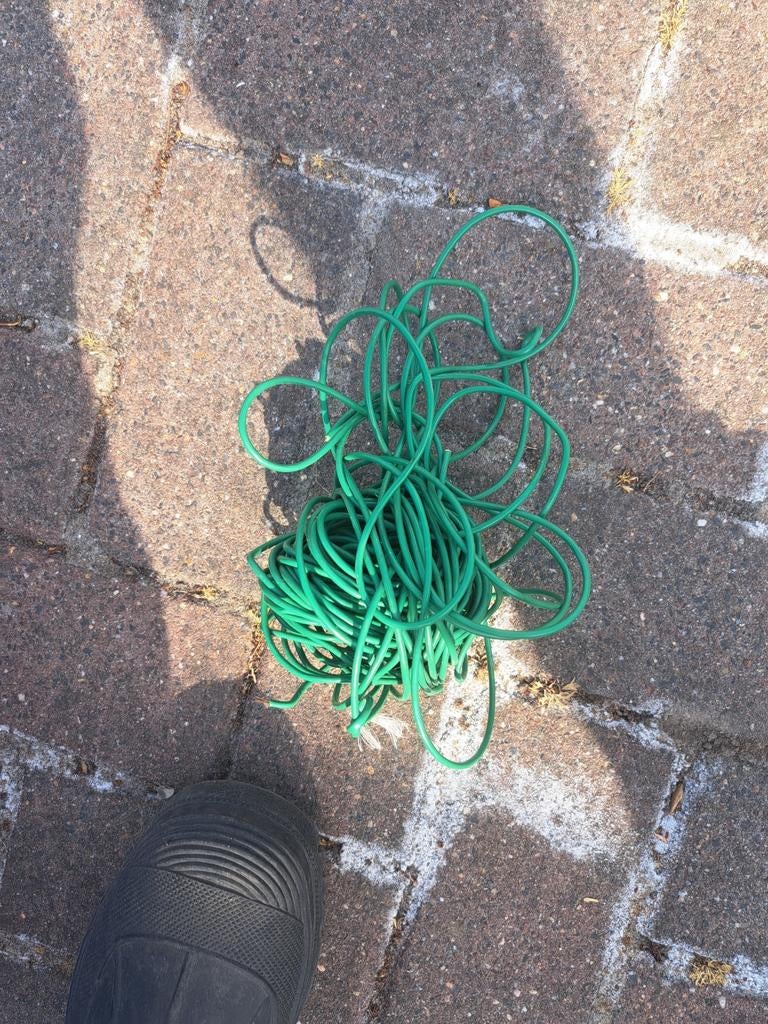 Groene kabel/lijn, Tuin en Terras, Ophalen of Verzenden, Zo goed als nieuw, Overige typen