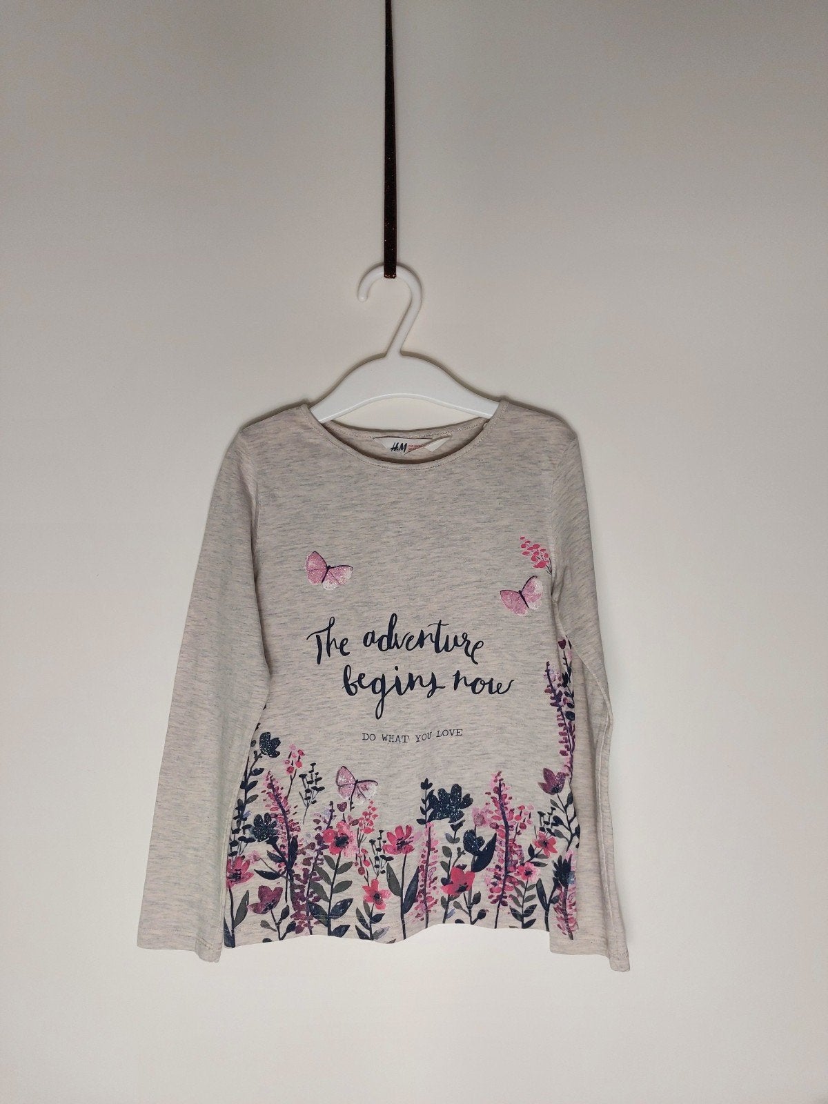 H&M longsleeve maat 110-116 z.g.a.n., Kinderen en Baby's, Kinderkleding | Maat 110, Meisje, H&M, Ophalen of Verzenden, Zo goed als nieuw
