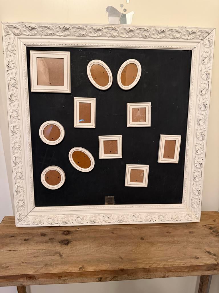 Riviera Maison Magnetisch Memobord met Fotolijstjes, Huis en Inrichting, Ophalen, Overige materialen, Gebruikt, 75 tot 100 cm