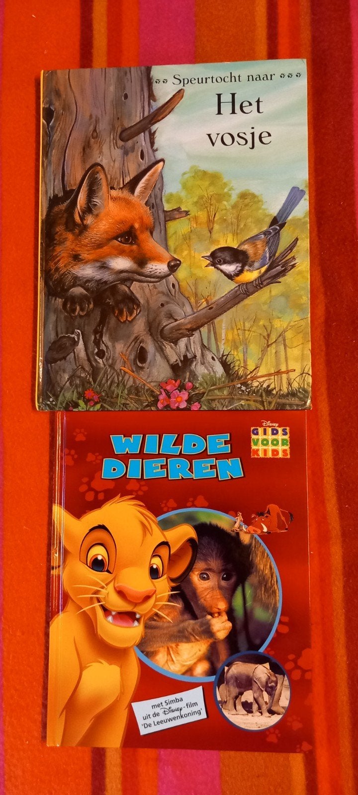 2 Kinderboeken: Speurtocht naar Het Vosje & Wilde Dieren, Ophalen of Verzenden, Zo goed als nieuw, Non-fictie