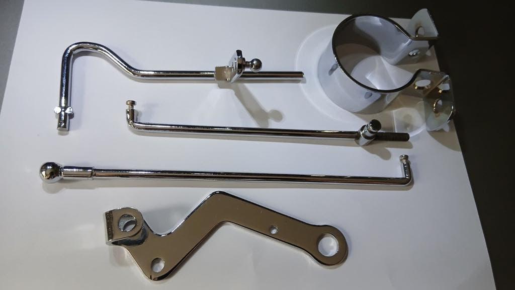 kadett c chromen gasstangen, Ophalen of Verzenden, Gereviseerd, Opel