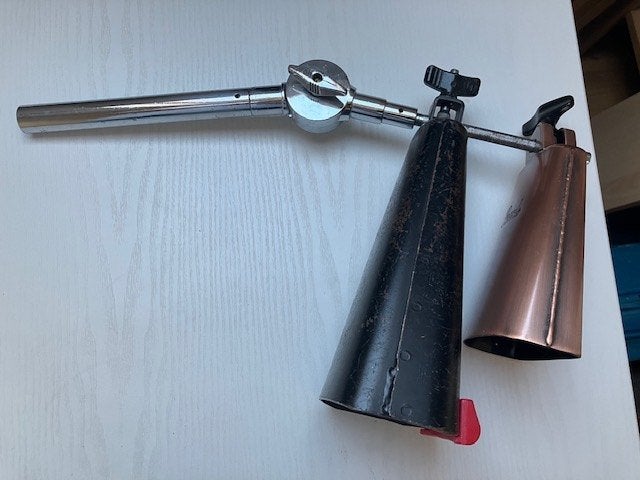 2x cowbell (koebel), Hilversum, Ophalen, Gebruikt, Overige soorten
