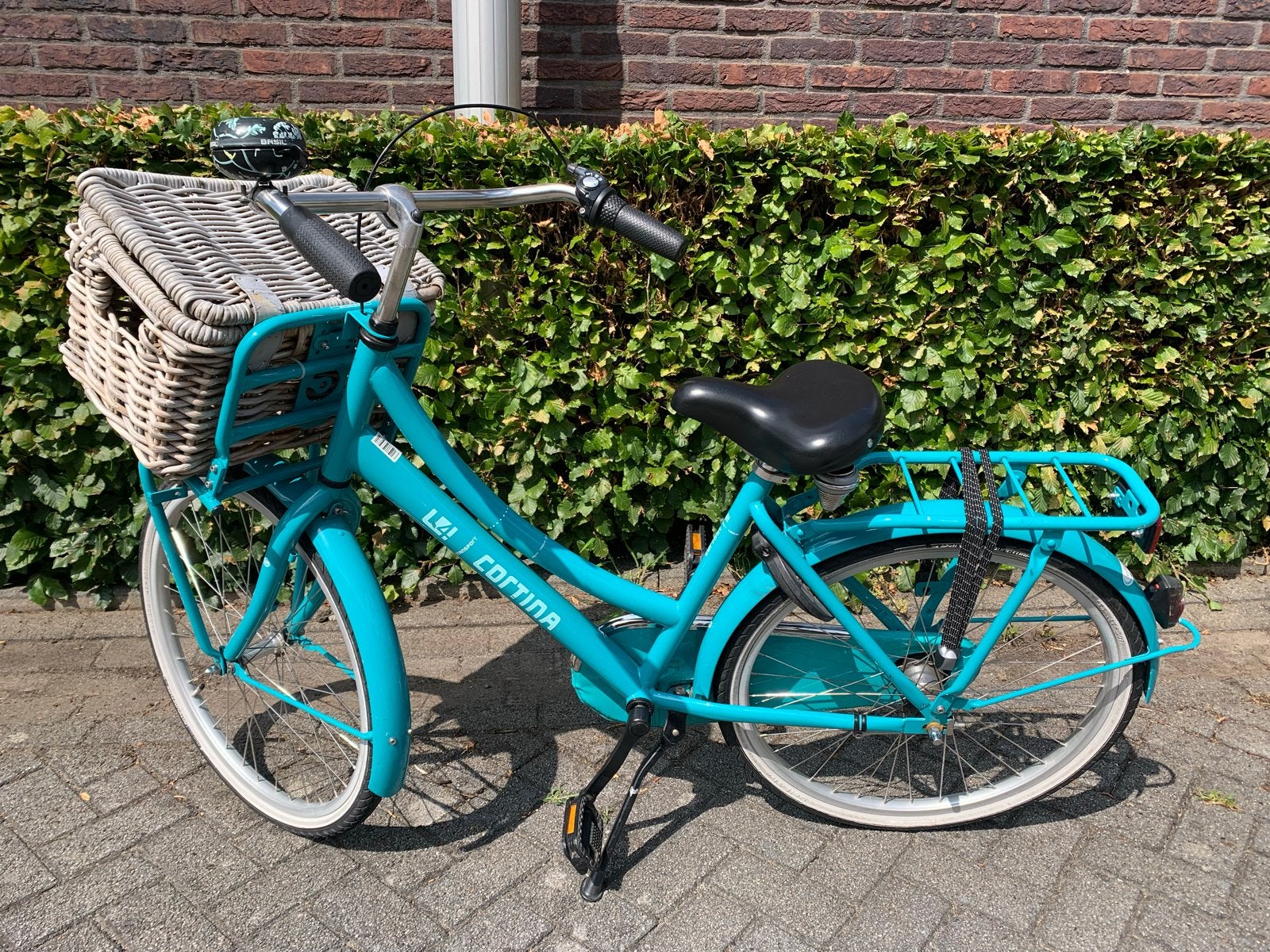 Cortina fiets 24 inch - Turquoise meisjesfiets, Ophalen, Terugtraprem, Versnellingen, Gebruikt