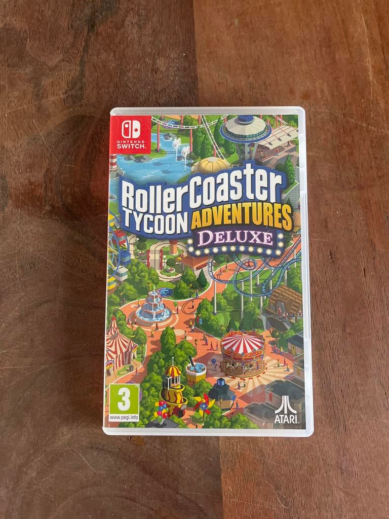 RollerCoaster Tycoon Adventures Deluxe Nintendo Switch, Spelcomputers en Games, Games | Nintendo Switch, Zo goed als nieuw, Simulatie