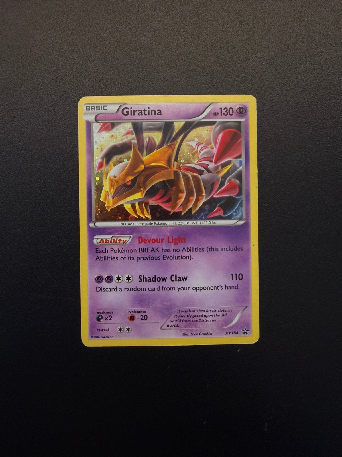 Giratina (XY184), Ophalen of Verzenden, Zo goed als nieuw, Meerdere kaarten