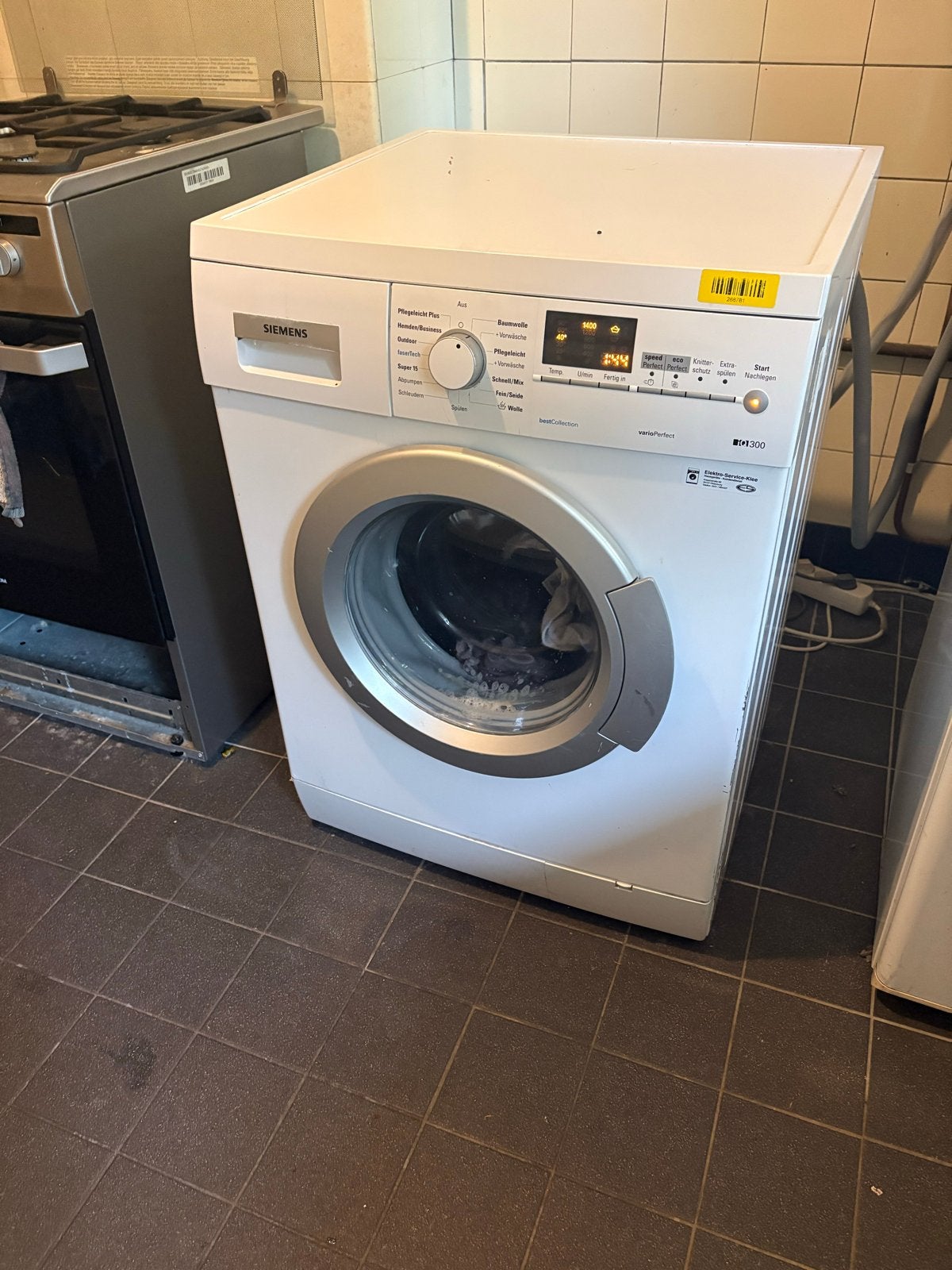 Siemens VarioPerfect iQ300 Wasmachine Ophalen, Ophalen, Gebruikt, Voorlader, 85 tot 90 cm
