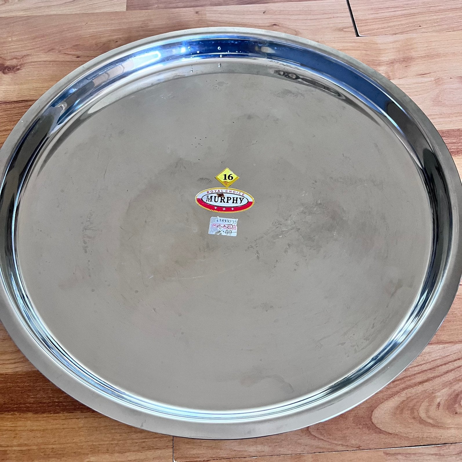 Nieuwe RVS Schaal 38 cm - Murphy, Schaal, Rond, Nieuw, Ophalen of Verzenden