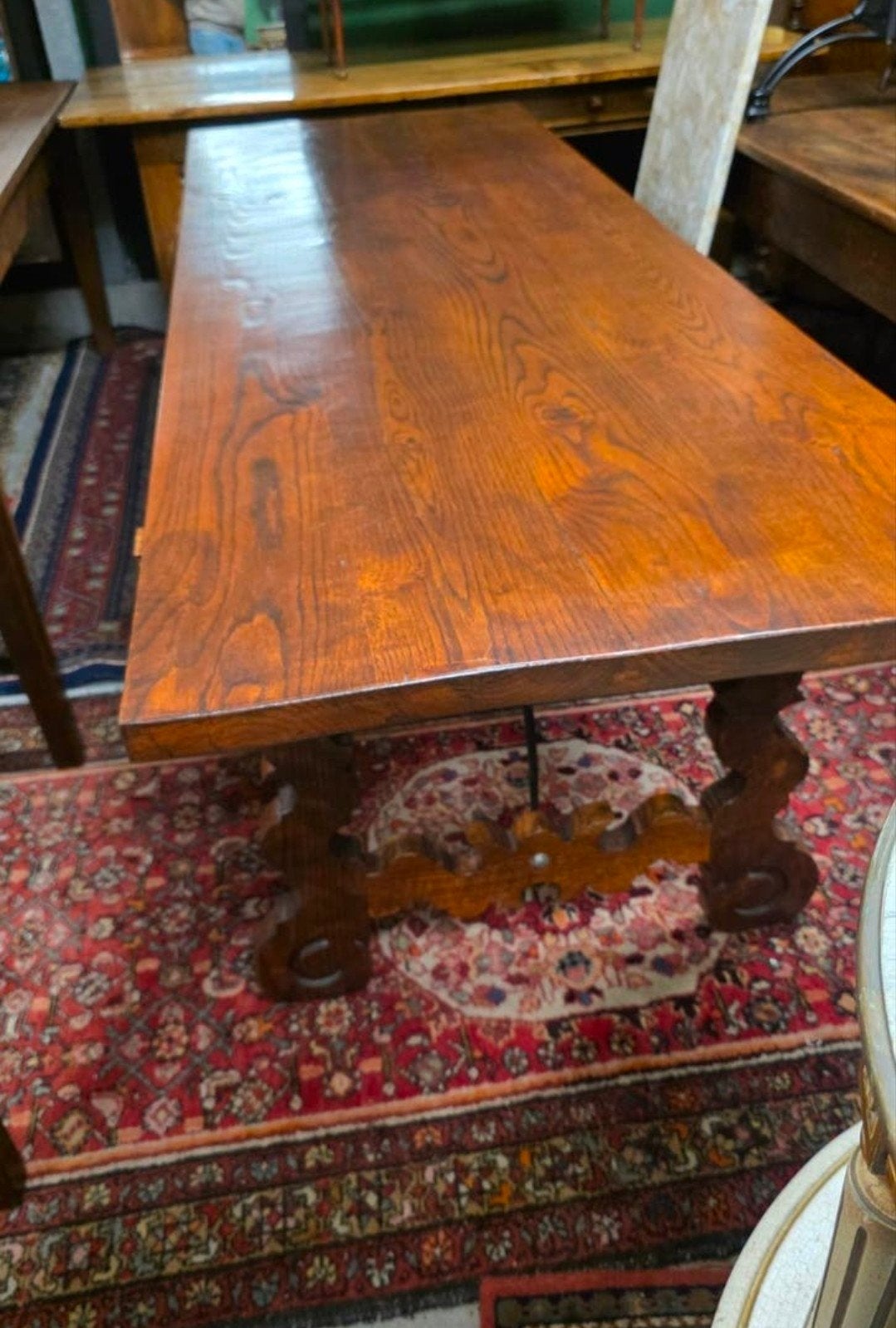 Antieke Spaanse tafel 230 cm