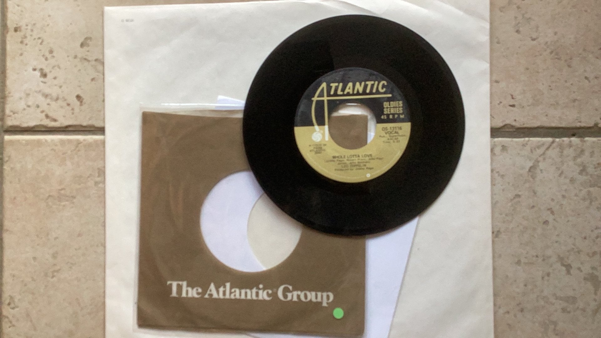Single Led Zeppelin - Whole lotta love, Ophalen of Verzenden, Gebruikt, 7 inch, Rock en Metal