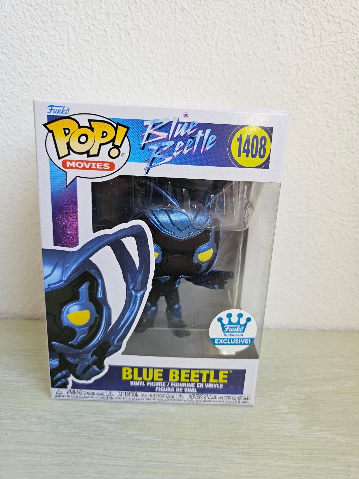 SUMMER SALE! Blue Beetle - Funko Exclusive - 1408, 21 Holborn Viaduct, London, EC1A 2DY, SupportEMEA@Funko.com, Verzenden, Funko
