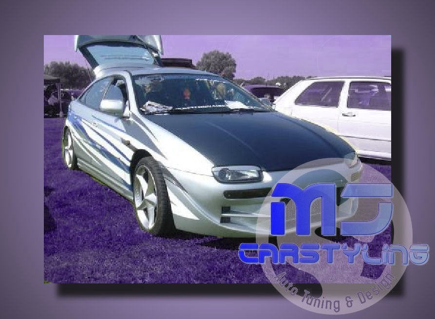 Mazda 323F [BA] - Koplampspoilers, Ophalen of Verzenden, MJ-Carstyling, Info@mj-carstyling.net, Sibeliusstraat 81 5011JH Tilburg