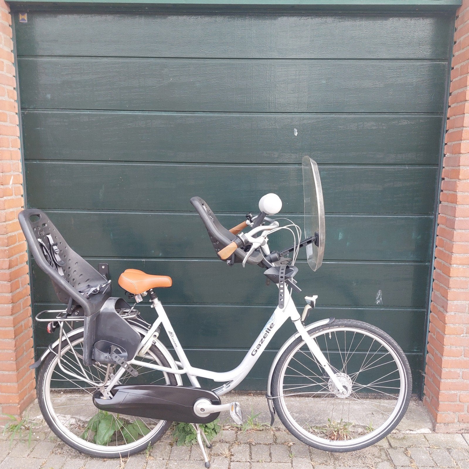 Moederfiets Gazelle bloom 56cm stuurslot 7 Versnellingen, Fietsen en Brommers, Fietsen | Dames | Moederfietsen, 2 zitjes, 53 tot 56 cm