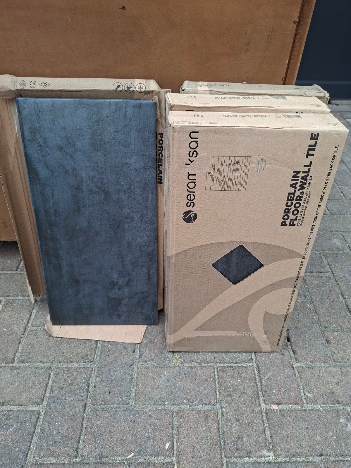 4,3m2 nieuwe vloertegels 30 x 60, Ophalen, 40 tot 60 cm, Keramiek, Nieuw