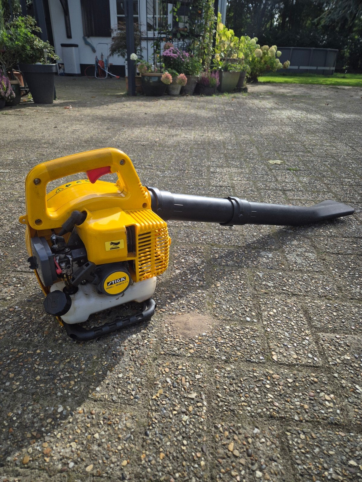 Stiga SBL260H Bladblazer - Krachtig en Betrouwbaar, Ophalen, Benzine, Gebruikt, Stiga