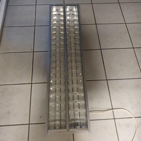 Lampenbak TL dubbel inbouw, Doe-het-zelf en Verbouw, Bouwverlichting, Ophalen, Zo goed als nieuw, Minder dan 50 watt, Lamp met armatuur