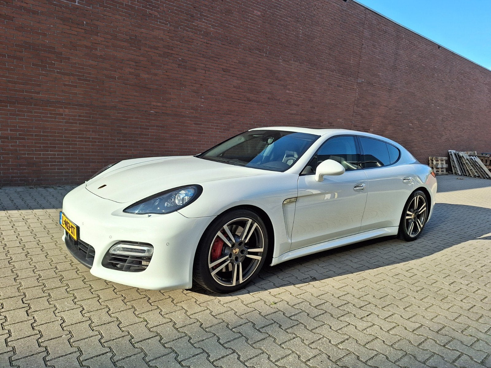 Porsche Panamera 4.8 Turbo PDK 2013 Wit, Auto's, Automaat, 658 pk, 4 stoelen, Wit