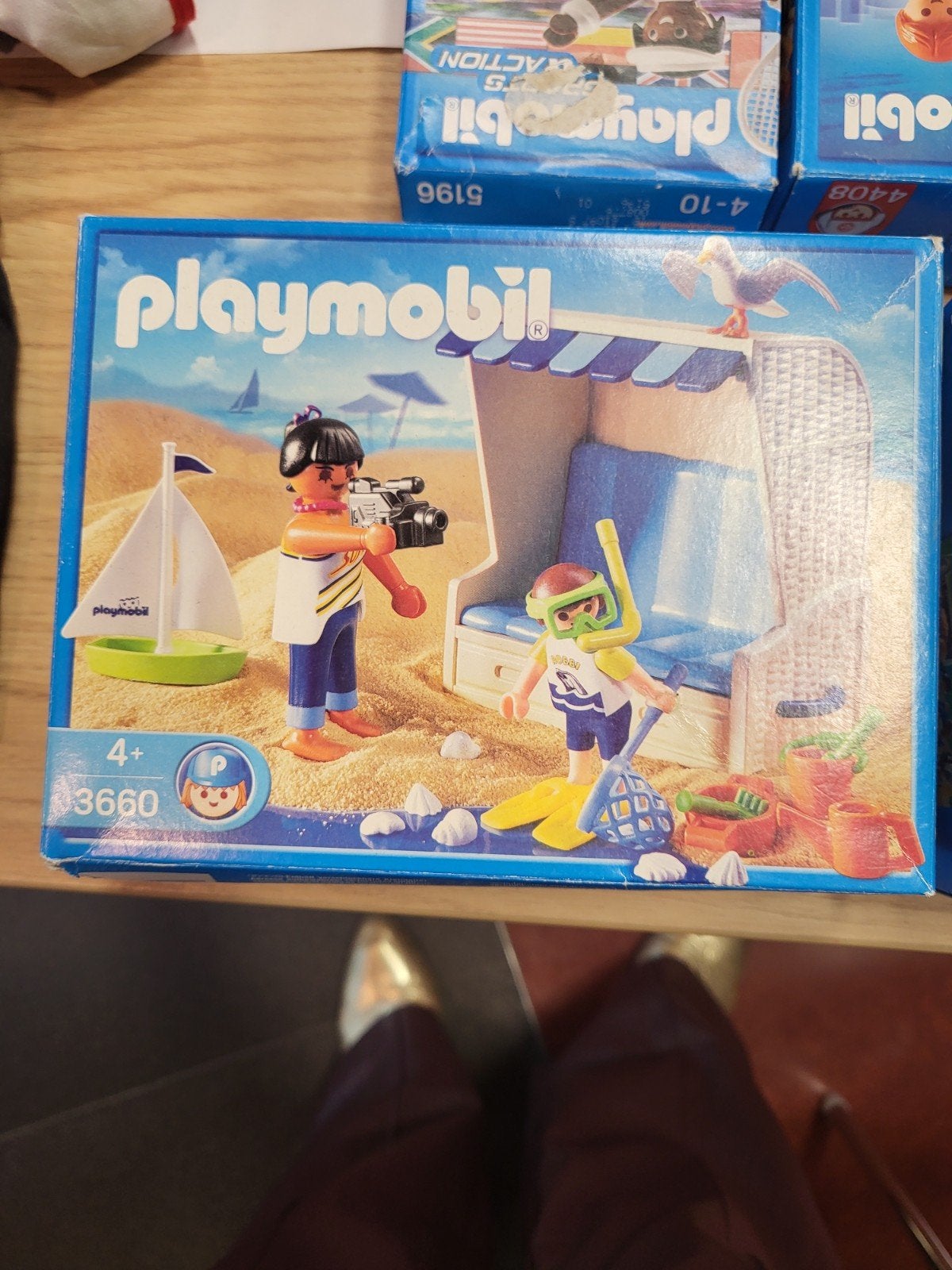 Playmobil 3660 Strandscène met Figuren, Ophalen of Verzenden, Zo goed als nieuw, Jongen of Meisje