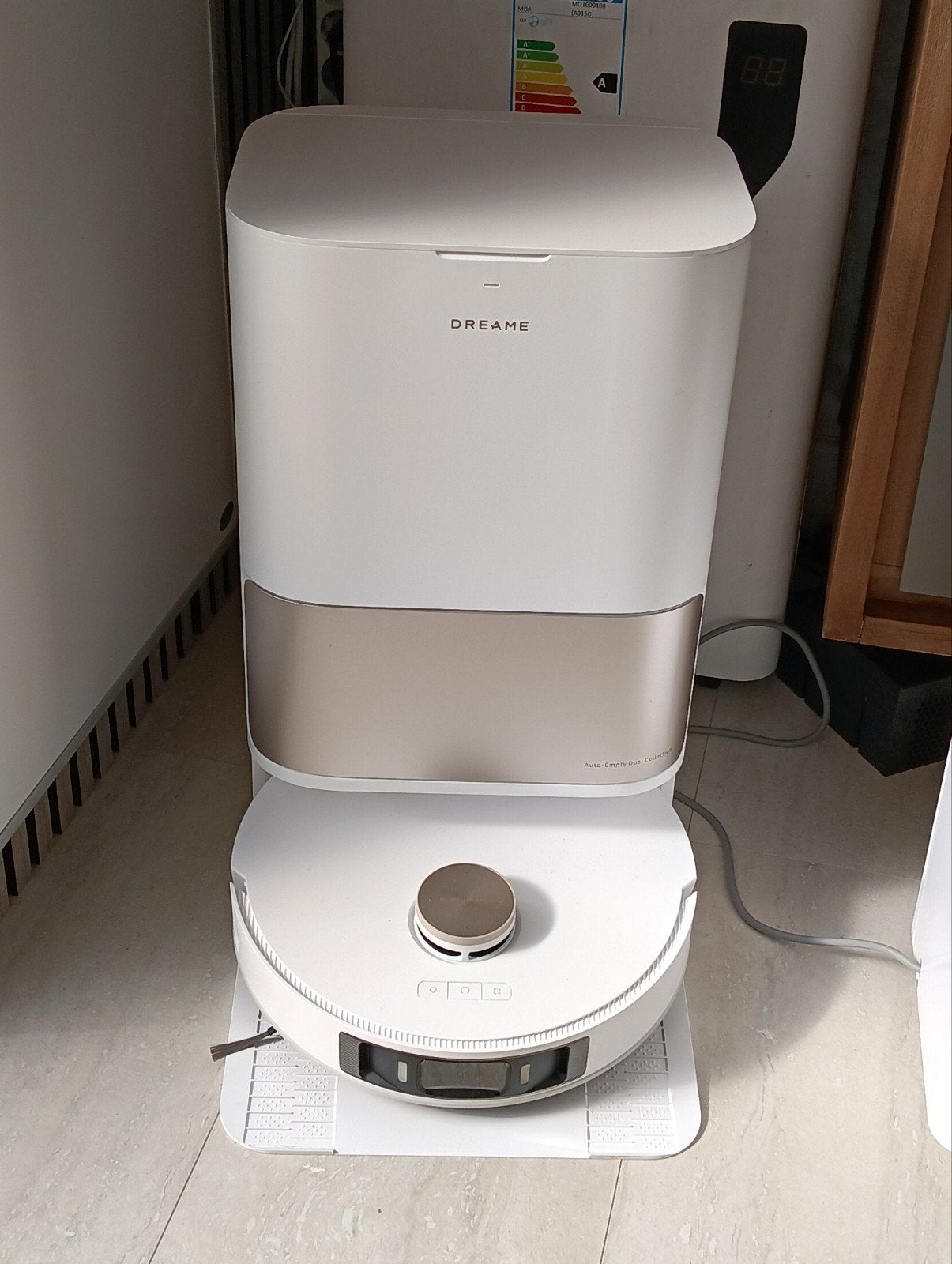 DreameBot L20 Ultra Robotstofzuiger met Dweilfunctie, Witgoed en Apparatuur, Ophalen, Dreame, Zo goed als nieuw, Robotstofzuiger