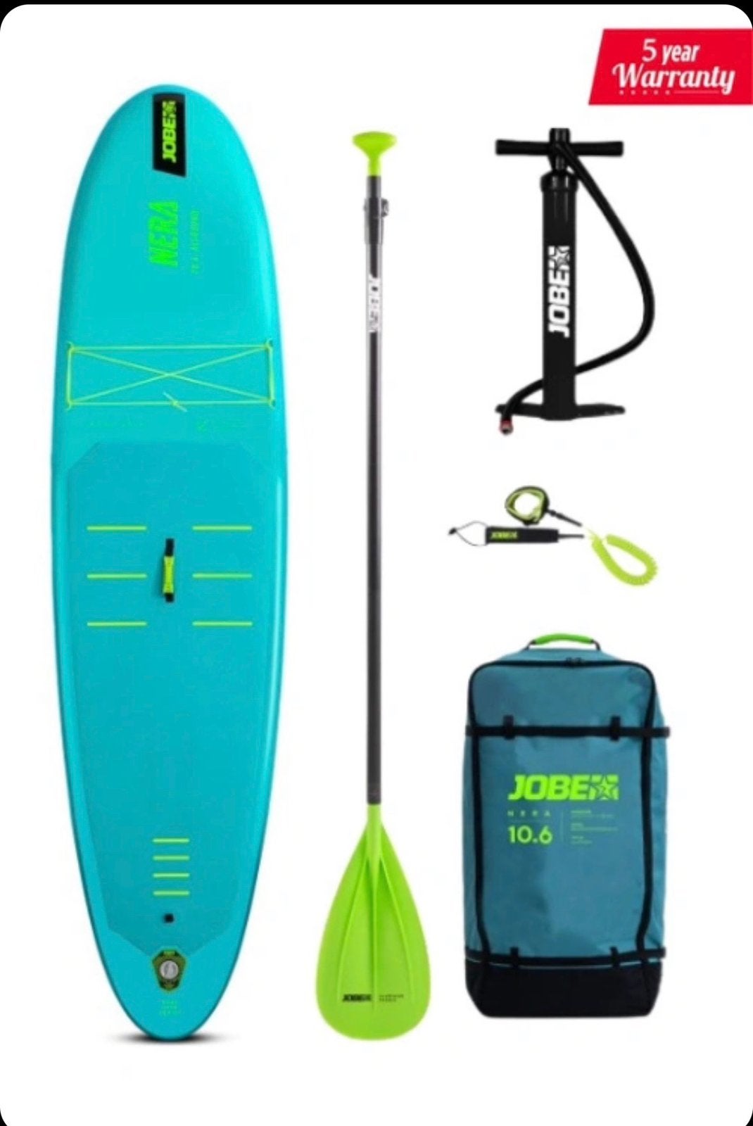 Jobe Aero Nera SUP Lite Board 10.6 Pakket, Ophalen, Nieuw, SUP-boards