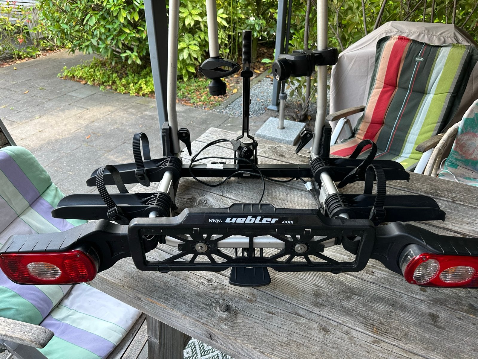 Uebler X21 Nano Fietsendrager - Compact en Gebruiksvriendeli, Auto diversen, Fietsendragers, Ophalen, Gebruikt, 2 fietsen, Trekhaakdrager