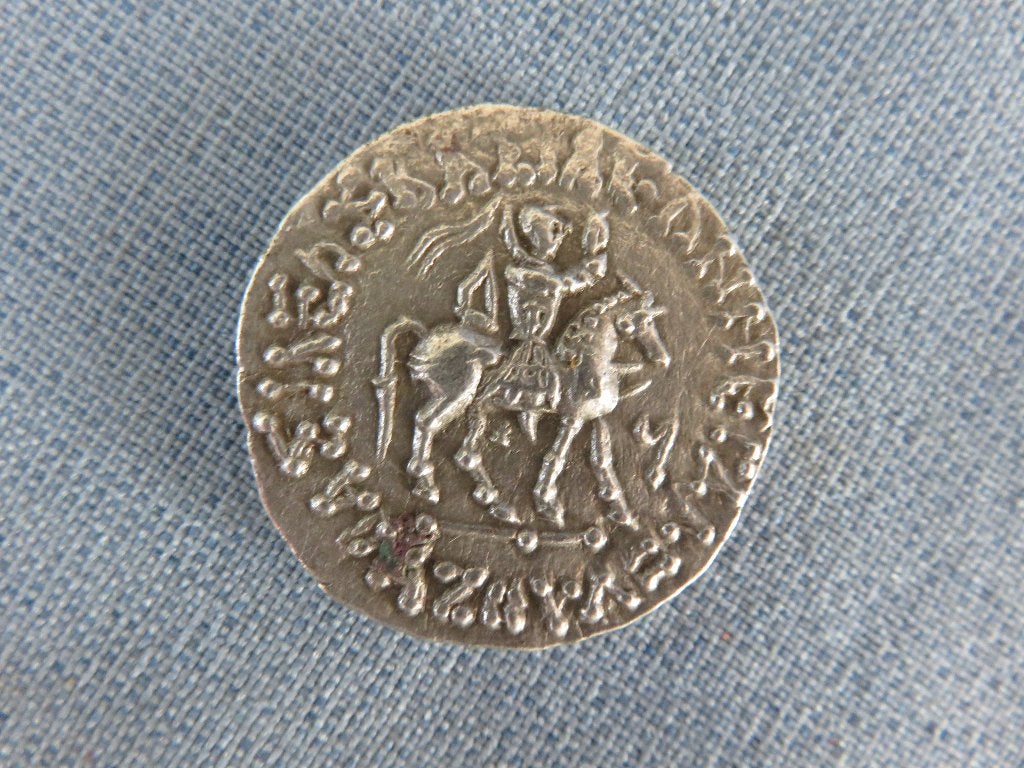 India, zilver - Tetradrachme - Soter Megas – 58-12 B. C., Ophalen of Verzenden, Zuid-Azië, Losse munt, Zilver