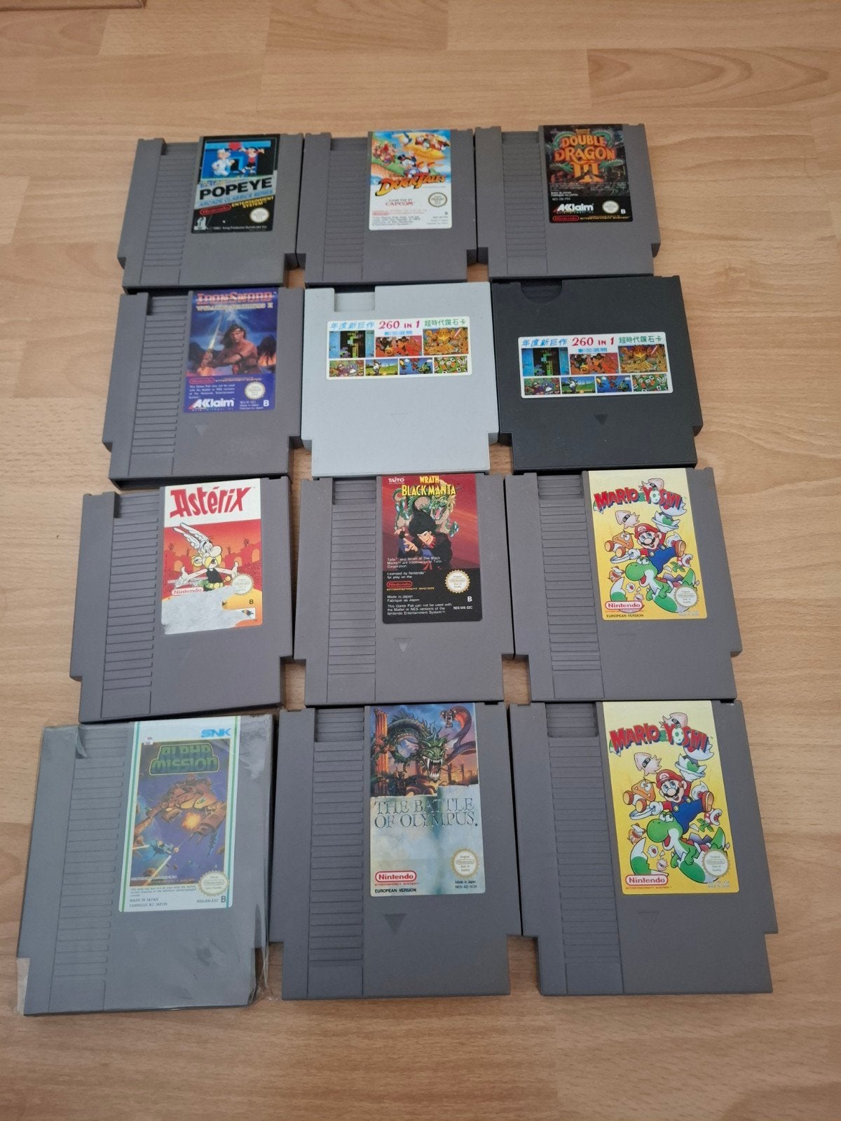 NES Games Collectie - Popeye, Mario, Double Dragon, Asterix, Spelcomputers en Games, Games | Nintendo NES, Gebruikt, Avontuur en Actie