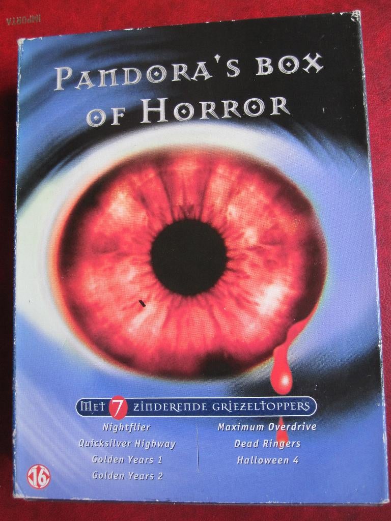 Pandora's Box of Horror (7 films op 7 disc), Vanaf 16 jaar, Ophalen of Verzenden, Zo goed als nieuw, Boxset