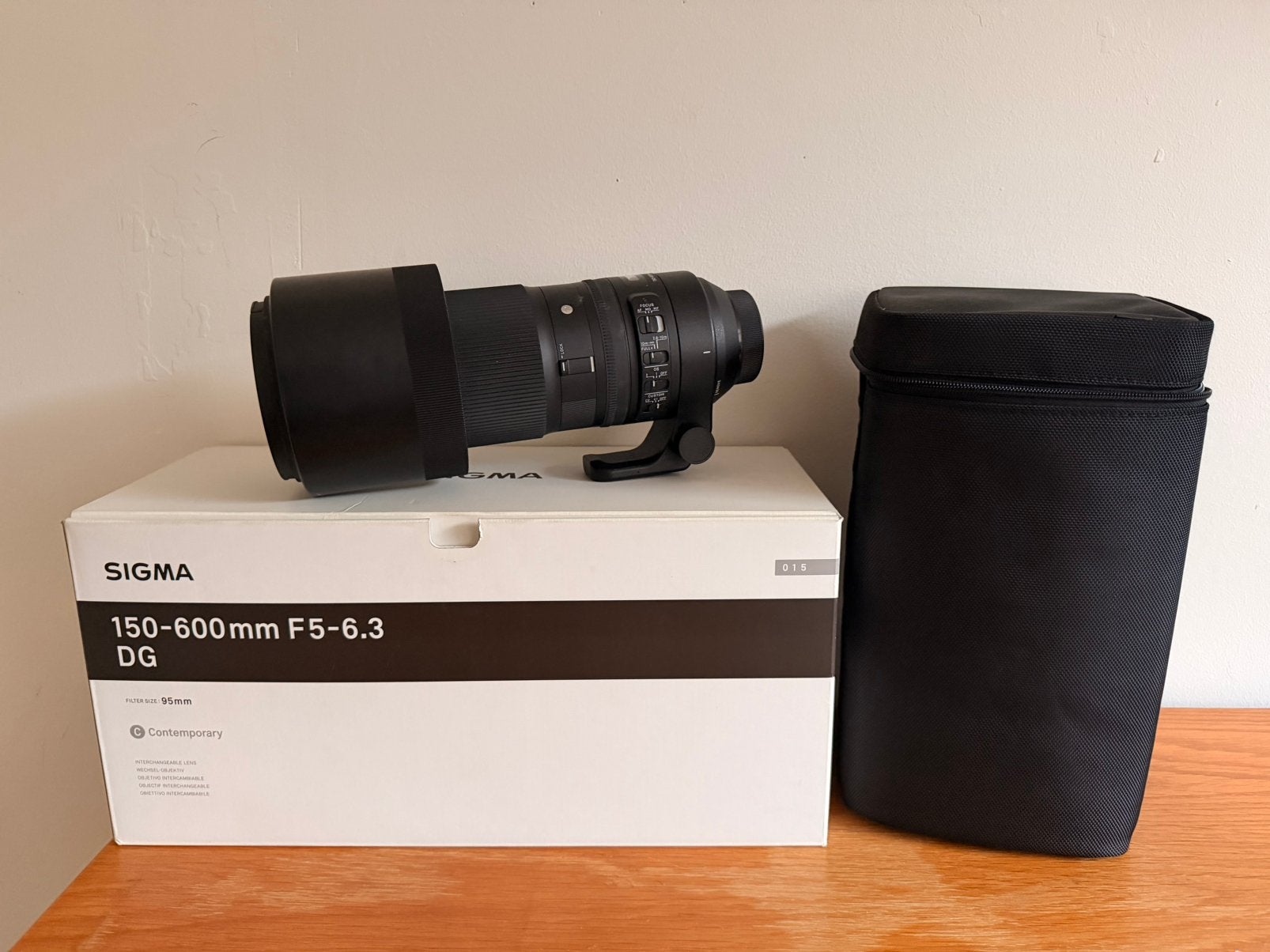 Sigma 150-600mm f/5-6.3 DG OS HSM Contemporary Nikon F, Ophalen, Zo goed als nieuw, Telelens