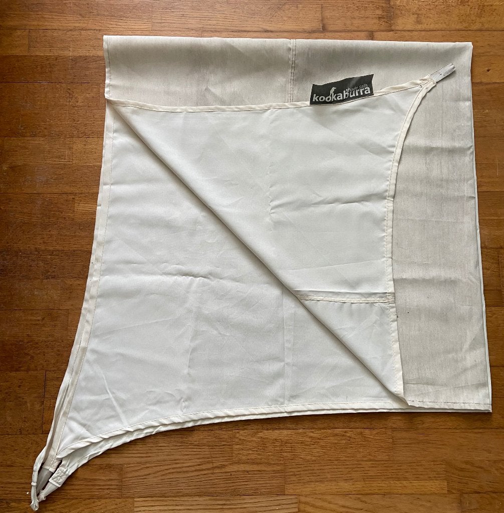 Kookaburra Schaduwdoek  Zonnezeil € 10,- per stuk, Ophalen of Verzenden, Gebruikt