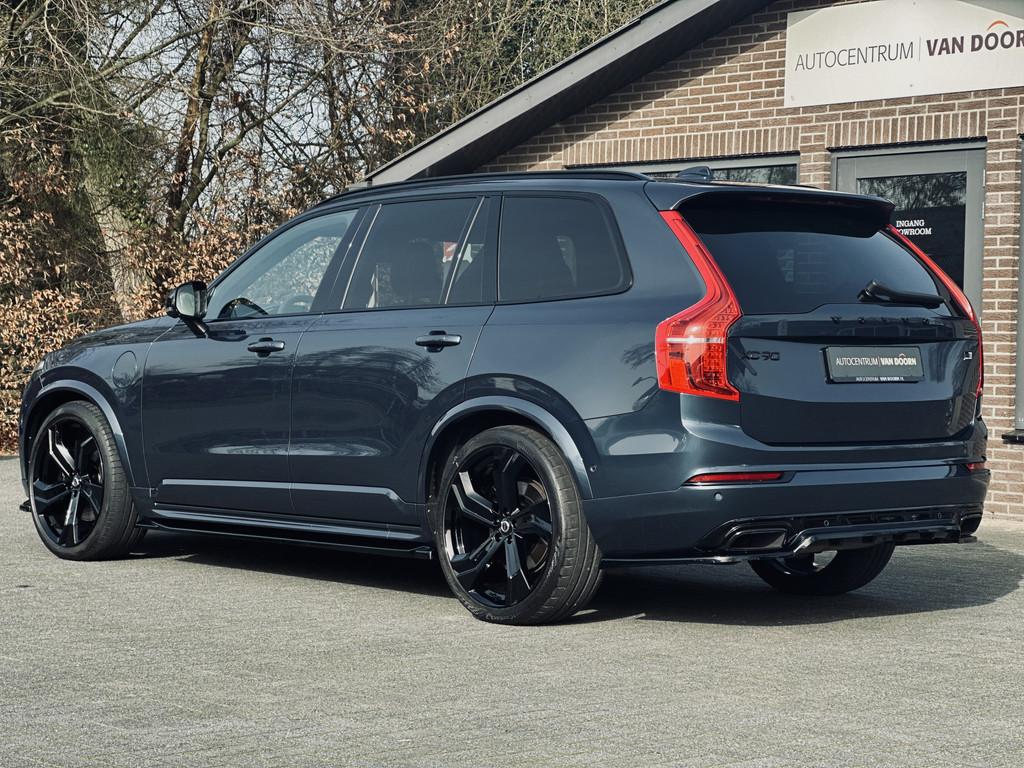 Volvo XC90 2.0 T8 Recharge AWD | Dark Label | | Luchtvering, Zwart, 4 cilinders, 1969 cc, Blauw