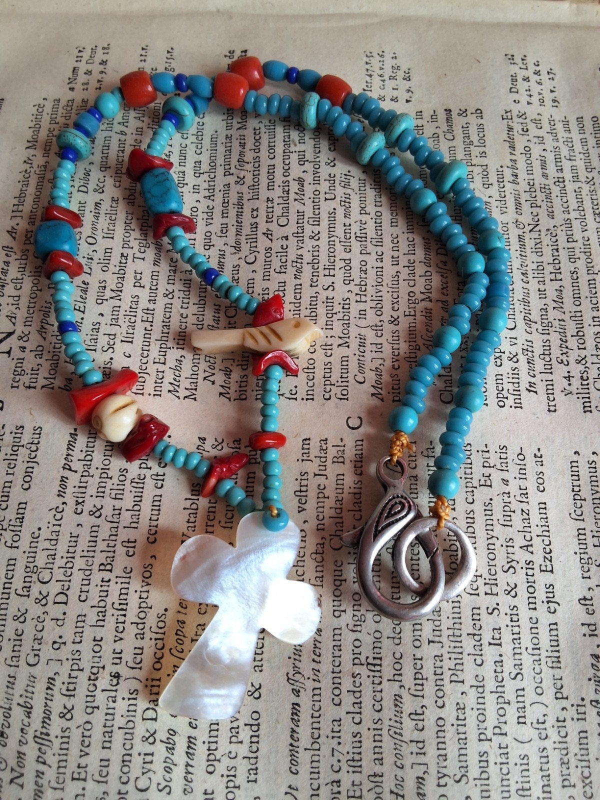 Navajo Zuni Fetish Ketting, Ophalen of Verzenden, Zo goed als nieuw, Steen of Mineraal