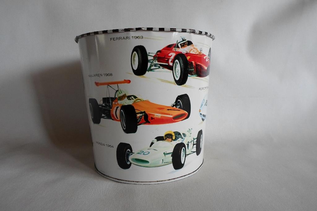 Prullenbak Race Auto´s Jaren 60, Verzamelen, Retro, Huis en Inrichting, Ophalen of Verzenden