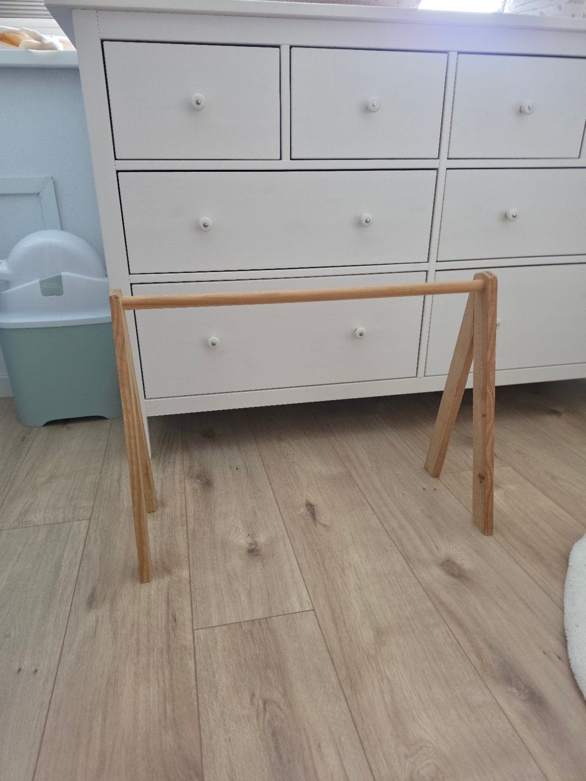 Houten babygym - Speelboog van hout, Ophalen, Zo goed als nieuw, Babygym
